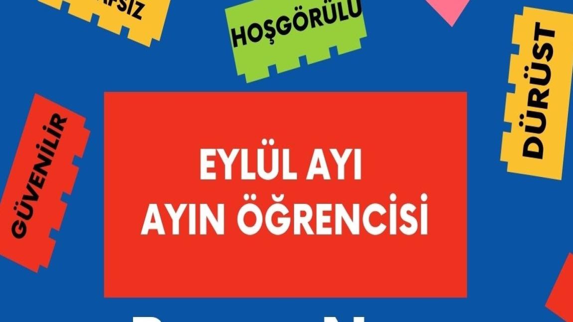 Eylül Ayı Ayın Öğrencisi