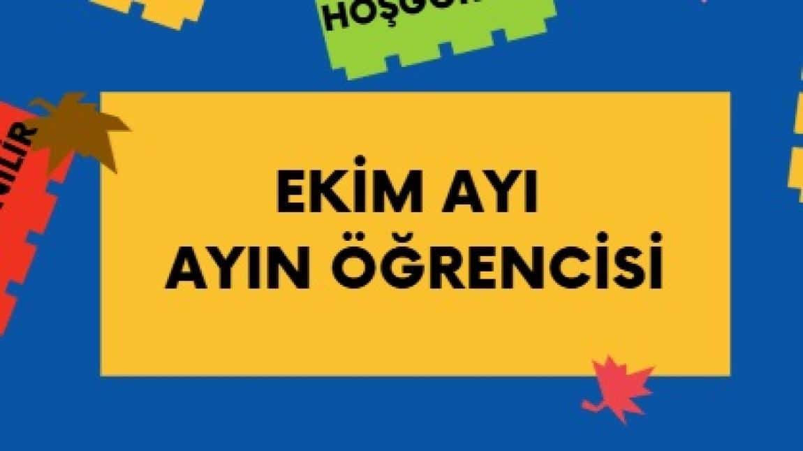 Ekim Ayı Öğrencilerimiz